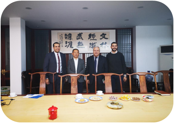 欢迎埃及客户到918博天娱乐官网科技实地考察